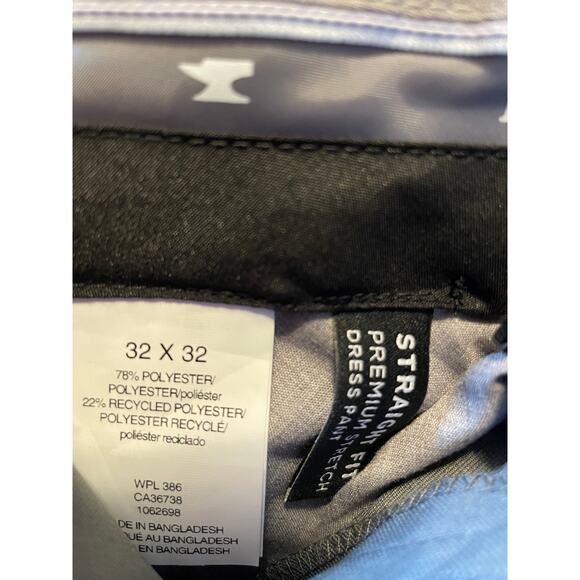 NWT Haggar H26 Men’s Stretch Straight Fit Dress Pants Dark Grey size 32x32 - Picture 9 of 9